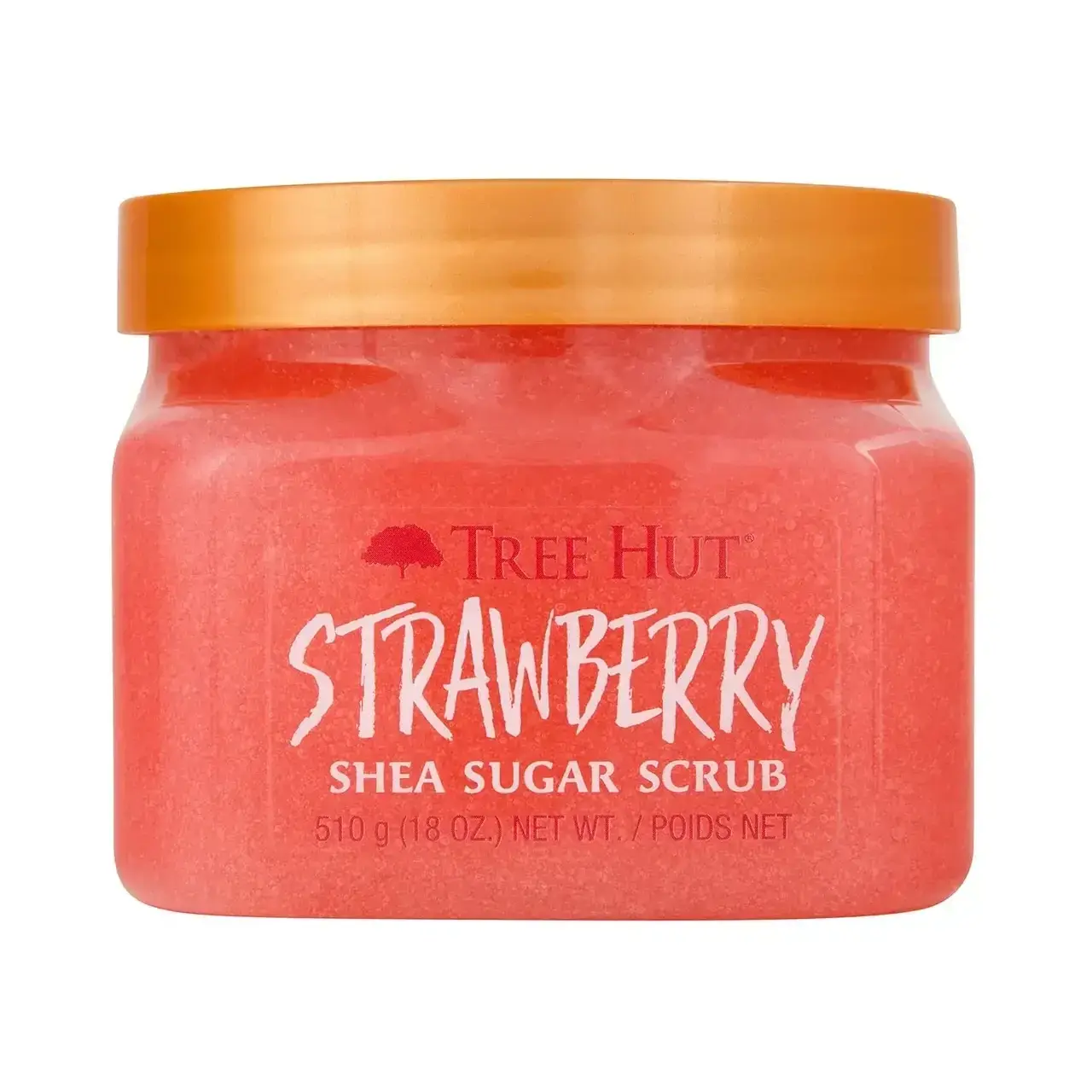 Скраб для тіла цукровий Tree Hut з олією ши та полуницею Strawberry Sugar для всіх типів шкіри 510 г