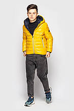 Куртка осіння дитяча 152 Cvetkov "Домінік" жовтий