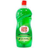 Lemon Fresh - концентрована рідина для миття посуду - ANTIBACTERIAL - зелений 1,5 л / 8 шт.ящ