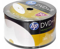 Диск DVD+R Hewlett-Packard Рrintable Bulk/50 (принтовые)