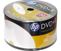 Диск DVD+R Hewlett-Packard Рrintable Bulk/50 (принтовые) - фото 1 - id-p22973741