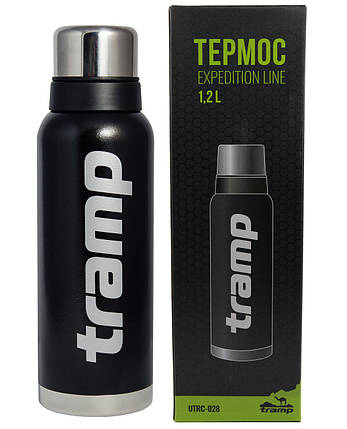 Питний термос Tramp Expedition Line, 1.2 л (Black), фото 1