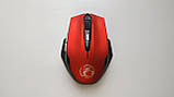 Миша бездротова iMICE G-1900 безшумна ергономічна (1600 DPI) USB 2.4 G wireless, RED, фото 2