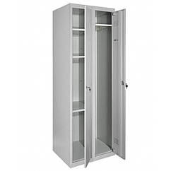 Господарська шафа металева 1800х600х500 мм, шафа господарська ШГМГ 4/30/2, шафа для господарських потреб