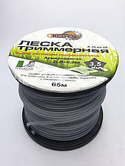 Ліска Тримерна 3,5 мм 65м армована зірка