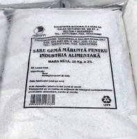 Соль поваренная нейодированая пищевая гр.0.2мм мешок 25кг, 40 мешков в big-bag (Ocna Dej)