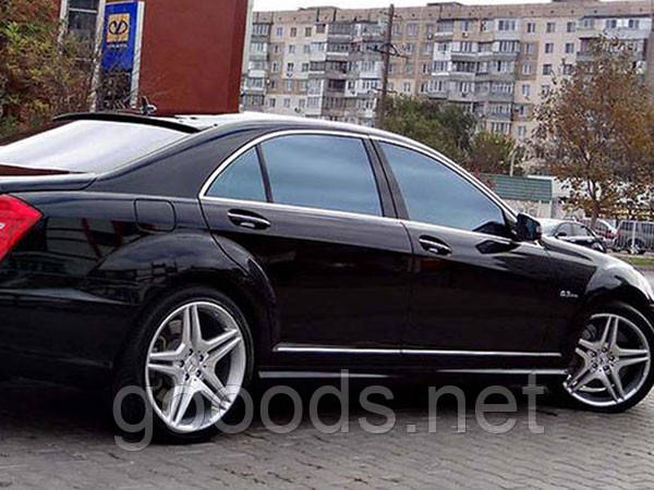 Пороги боковые AMG Mercedes S-Class W221 2005-2013 - фото 2 - id-p298326813