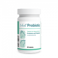 Dolfos(Долфос) Dolvit Probiotic -60 таб. Витаминно-минеральная кормовая добавка для здоровья ЖКТ собак и кошек