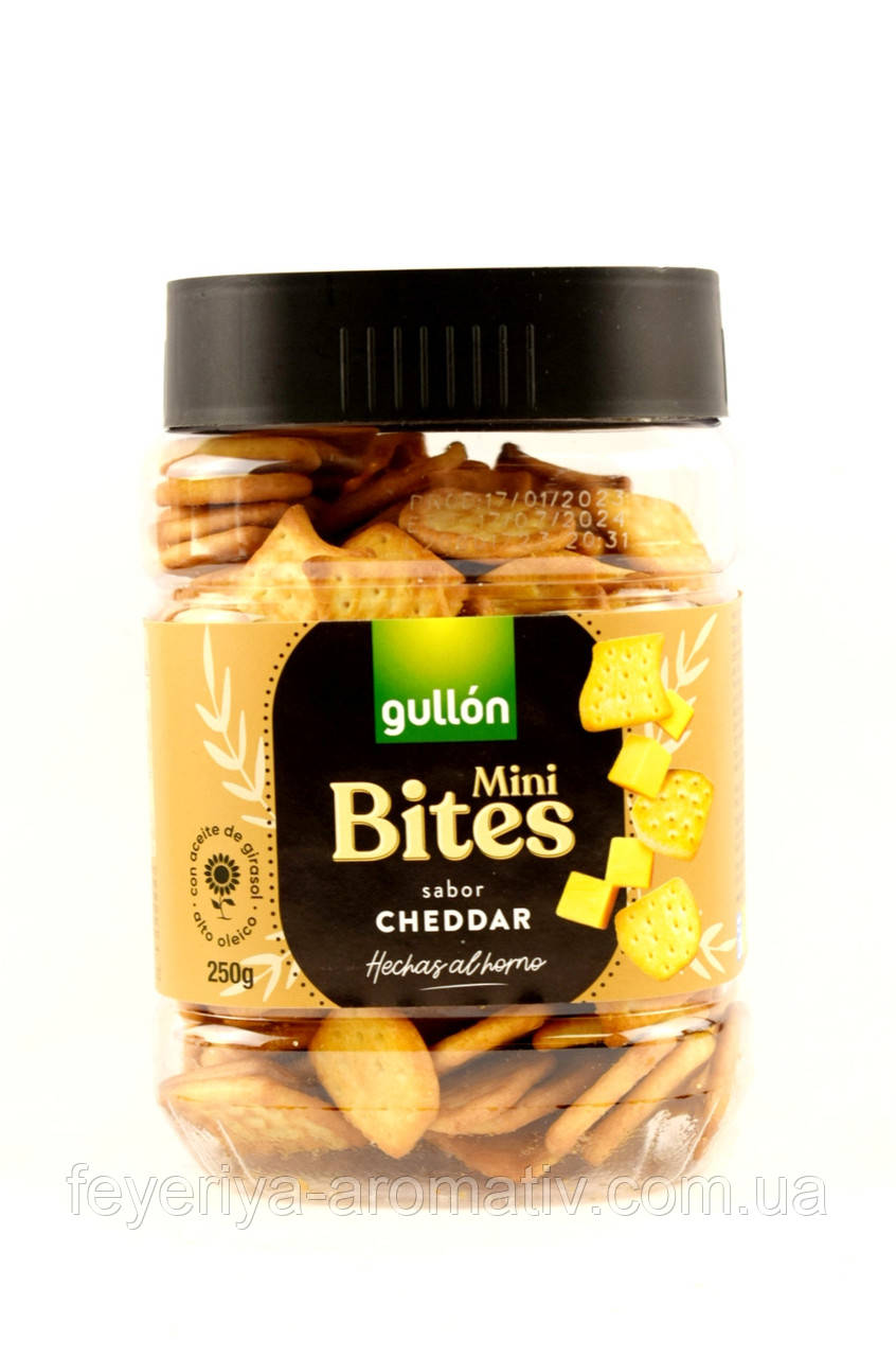 Печиво крекер із сиром чедар Gullon Cracker 250g (Іспанія)
