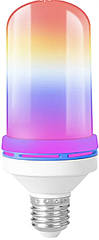 Світлодіодна лампа "Кольорове полум'я" з ефектом вогню 3Вт Е27 RGB ефект гравітації LM3103