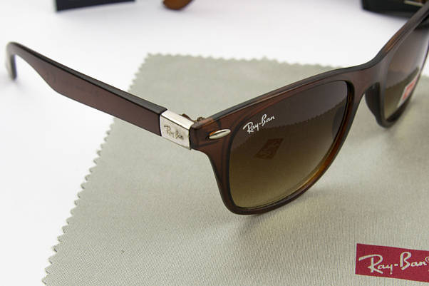 Сонцезахисні окуляри RAY BAN UV400 (арт. RB4195) коричневий, фото 6