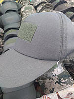 Армейская защитная кепка с липучкой под шеврон ВСУ, цвет олива, Тактические военные бейсболки для военных mnb