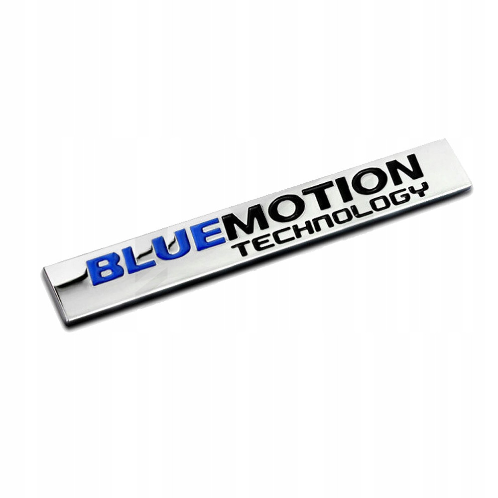 Шильдик емблема напис на багажник Volkswagen BLUEmotion bluemotion Блу Моушин колір хром