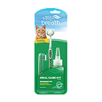 Набор Тропиклин за ротовой полостью кошек "Свежее дыхание" Tropiclean Oral Care Kit