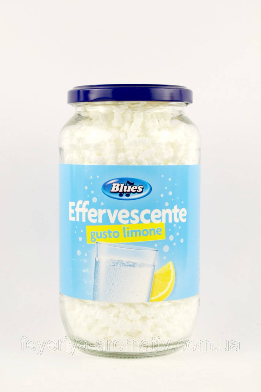 Гранульований препарат для шипучих напоїв зі смаком лимону Blues Effervescente 250г Італія