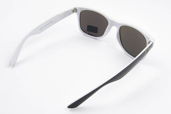 Сонцезахисні окуляри RAY BAN UV400 (арт. RB2140) сині дзеркальні лінзи в чорно-білій оправі, фото 4