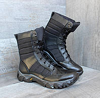 Ботинки женские кожаные черные ARS-3 демисезонная обувь 39