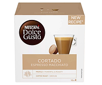 Кофе в капсулах Nescafe Dolce Gusto Cortado Espresso Macchiato 16 шт Дольче густо Нескафе