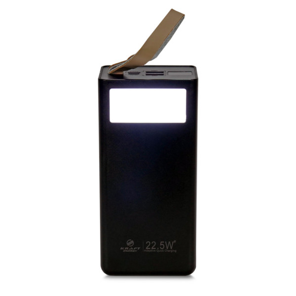 Повербанк Kraft TPB-2350 50000 mAh Black із вбудованим ліхтариком