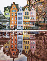 Алмазная картина BrushMe Отражение Стокгольма (BGZS1180) 40 х 50 см