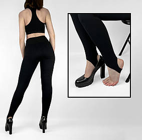 Лосини жіночі зі штрипками Лосини трикотажні на широкому поясі Великі розміри 4XL — 8XL