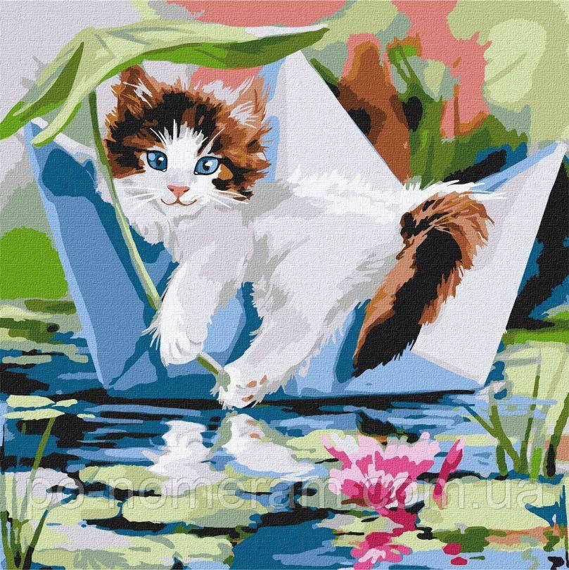 Акційна Розмальовка по номерах Ідейка Релакс влітку (KHO4470) 40 х 40 см, фото 1