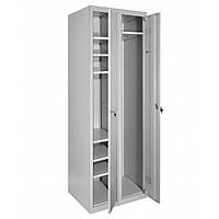 Хозяйственный шкаф металлический 1800х800х500 мм, шкаф хозяйственный ШГМГ 7/40/2, шкаф для хозяйственных нужд