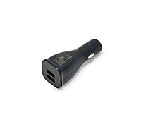 Зарядний в прикурювач 2 USB Fast charge AR61 15W USB зарядка в авто для телефону   (ST)