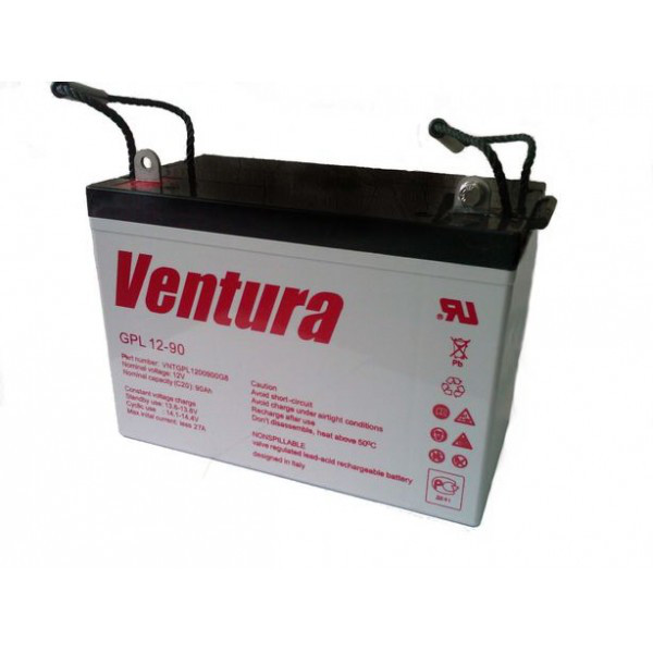 Акумуляторна батарея 12В/90Аг Ventura GPL 12-90