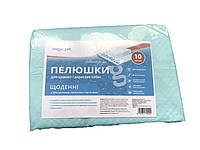 Пеленки ежедневные Magic Pet 60*90см, 58.5г/5г, с фиксирующими липкими лентами (10шт)