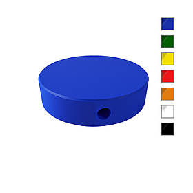ODF-06-19-20 Склотримач круглий d40 мм з боковим отвором М10, кольоровий