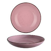 Тарелка керамическая 20см суповая TERRA пудрово-розовая LIMITED EDITION