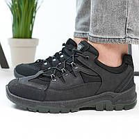 Чоловічі кросівки чорного кольору 45 р