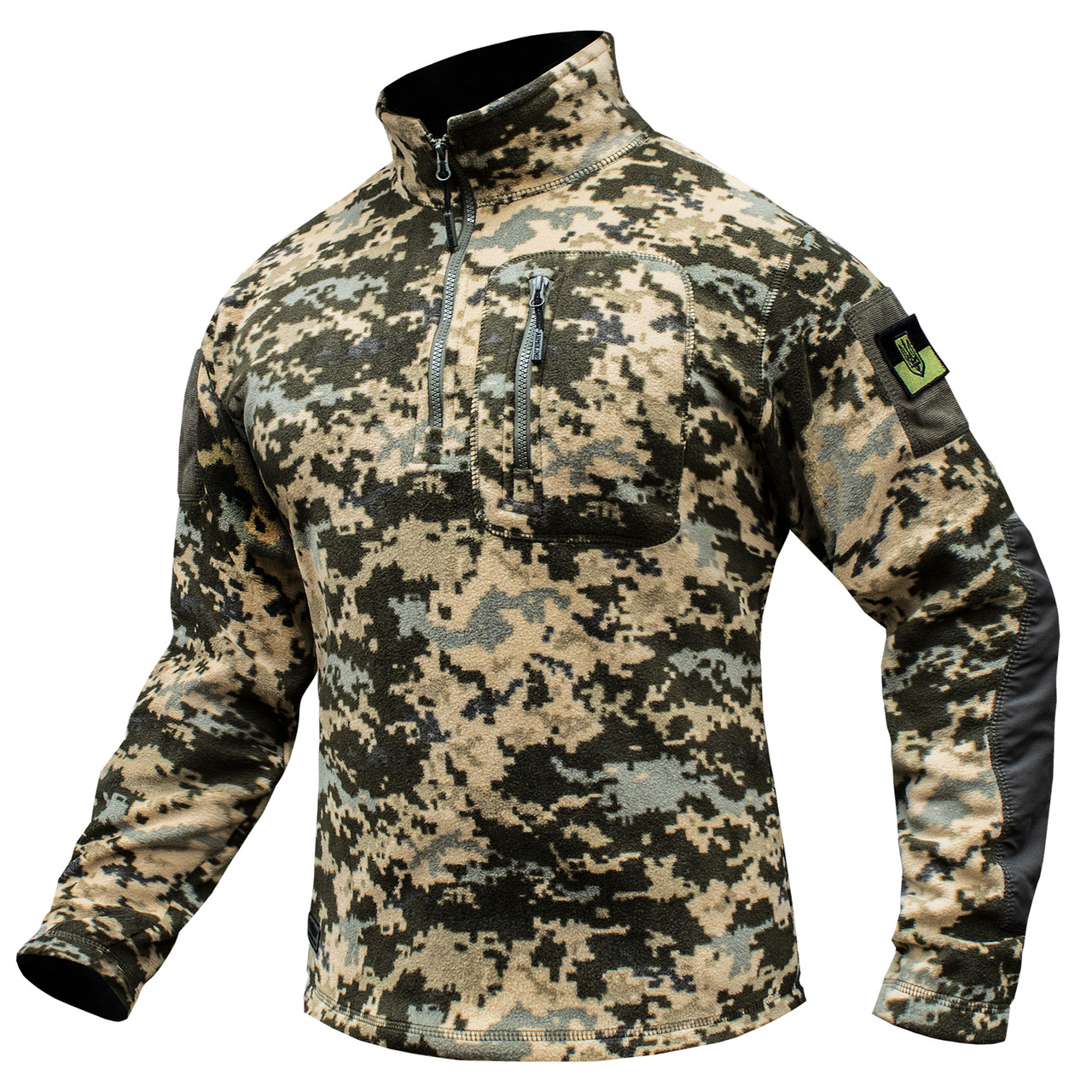 Толстовка тактична 1/4 Zip "TRAVEL DEFENCE" УКРПІКСЕЛЬ ММ14 (Мікрофліс)