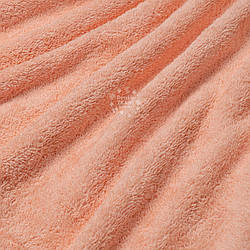 Двостороння махрова тканина абрикосового кольору