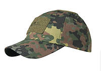 Бейсболка тактическая BBC Cap Polycotton Ripstop Helikon-Tex Flecktarn One Size