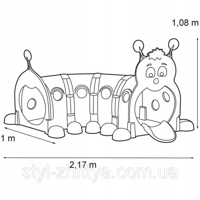 Детский центр-тунель FEBER Гусеница из 4-х модулей - фото 4 - id-p37399914