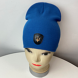 М.91539 Шапка подвійна для хлопчика "SPORT GOLD" 2-8 років, різні кольори, фото 2