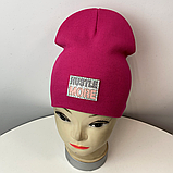 М 91551. Шапка подвійна для дівчинки "HUSTLE MORE" Vivatricko, 2-8 років, різні кольори, фото 5