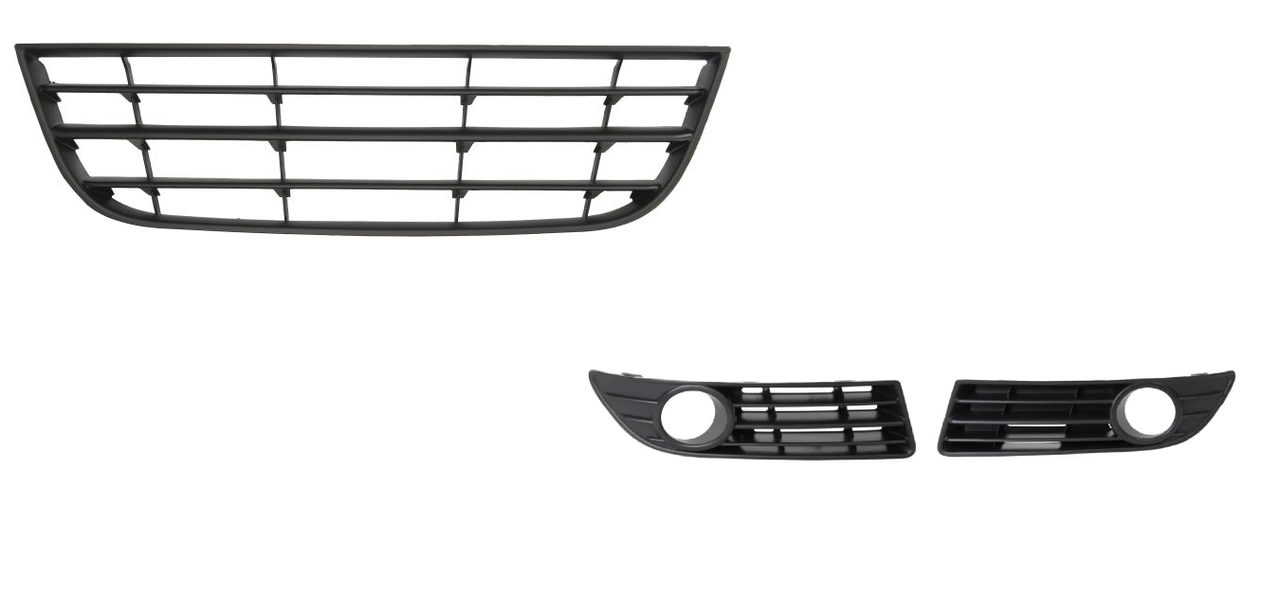 Решітка бампера Фольксваген Поло - Volkswagen Polo 2005-2009 (комплект)