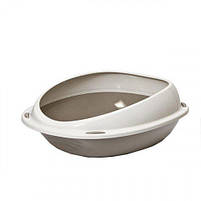 Лоток для котів Georplast Shuttle 57x40x19 см коричневий відкритий / Туалет для кота, фото 2