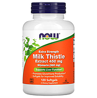 Milk Thistle Extract Extra Strength 450 мг Now Foods 120 капсул