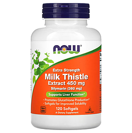 Milk Thistle Extract Extra Strength 450 мг Now Foods 120 капсул