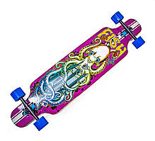 Фрисайд Лонгборд із канадського клена Freeriding Original "Fish" Octopus оригінал, довгий скейт для катання