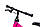 Дитячий біговел велобіг із ручним гальмом Scale Sports 12" Малиновий на надувних колесах, для дівчаток, фото 3