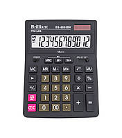 Калькулятор Brilliant BS-8888BК, 155x205x35мм, 12 розрядний, 2 джерела живлення
