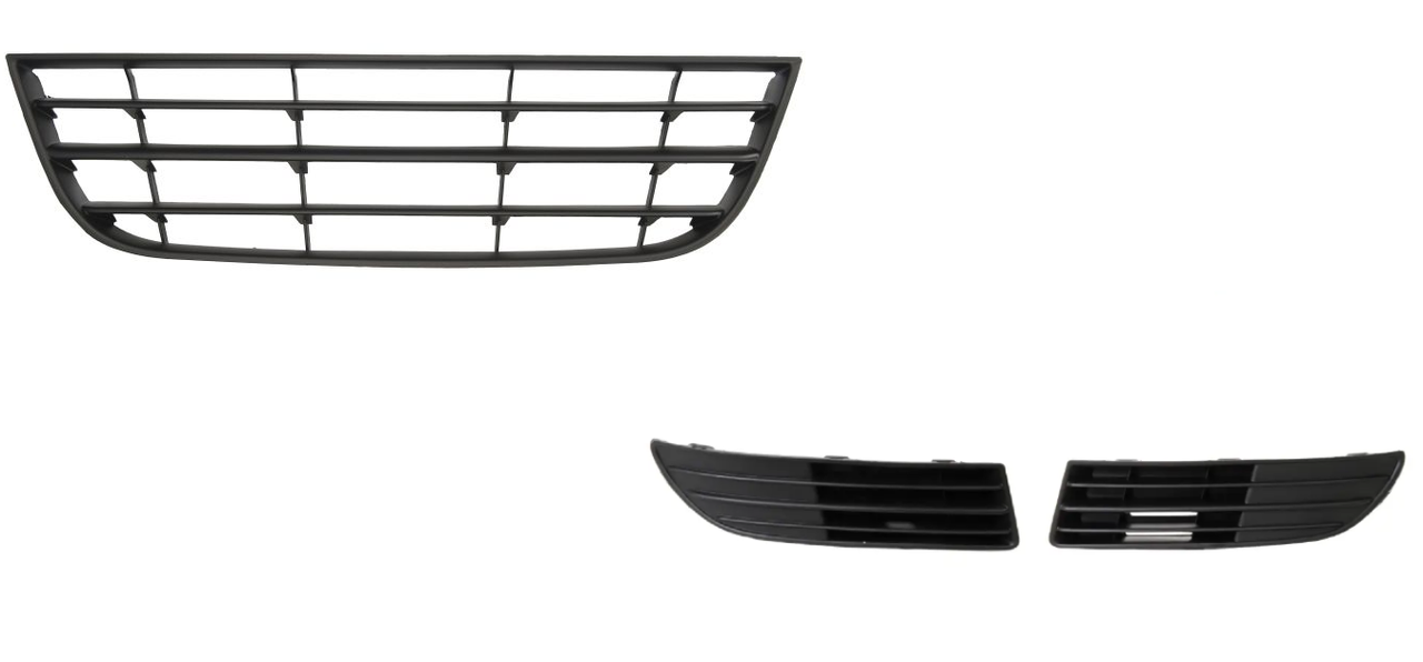 Решітка бампера Фольксваген Поло - Volkswagen Polo 2005-2009 (комплект)