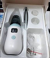 Безопасный назальный детский аспиратор аккумуляторный с led дисплеем и регулятором мощности, соплеотсос, SL18