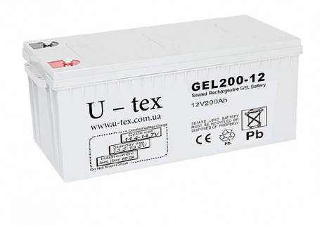 U-tex 12В / 200 Ah GEL, фото 1