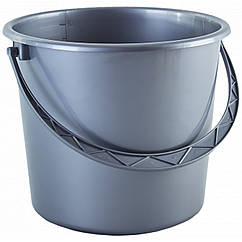 Відро кругле 30х32 см 18 л сіре Алеана